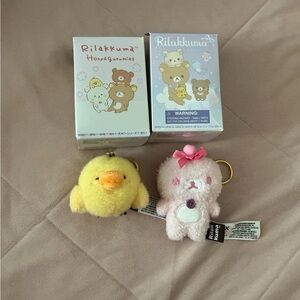 Rilakkuma Plush Keychains bundle